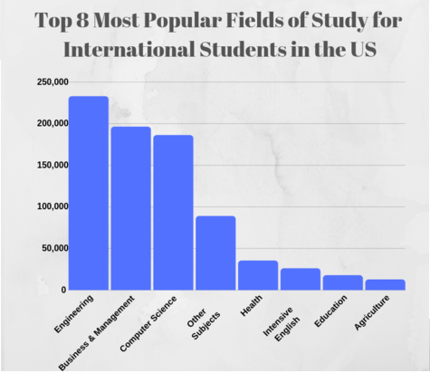 Top các ngành sinh viên quốc tế lựa chọn theo học tại Mỹ