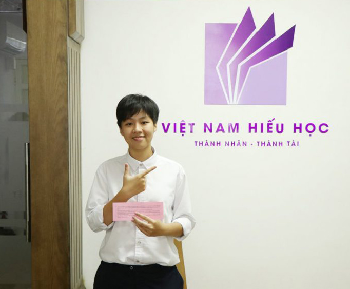 Học sinh Vân Anh trúng tuyển học bổng Việt Nam Hiếu Học